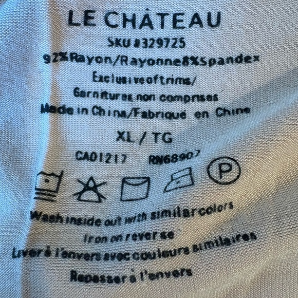 Le Chateau Peach Spaghetti Strap Top - Picture 2 of 3